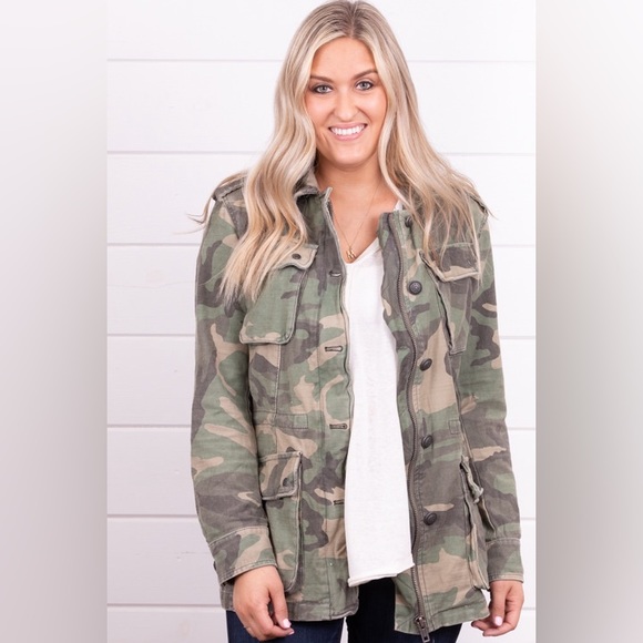 Free People Not Your Brother’s Camo Jacket - Small, oversized, utility - Picture 7 of 8